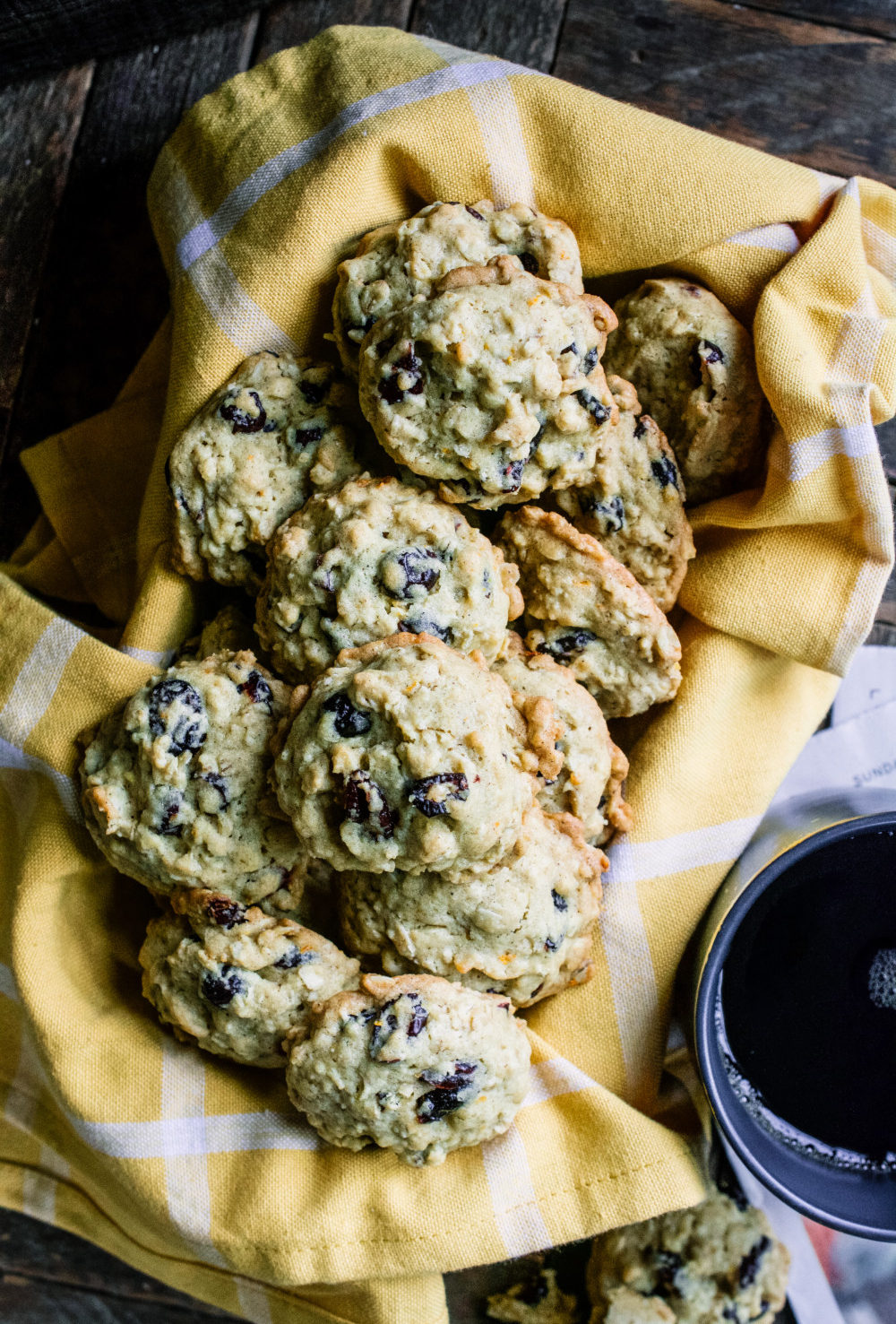 Cranberry Orange Oatmeal Cookies